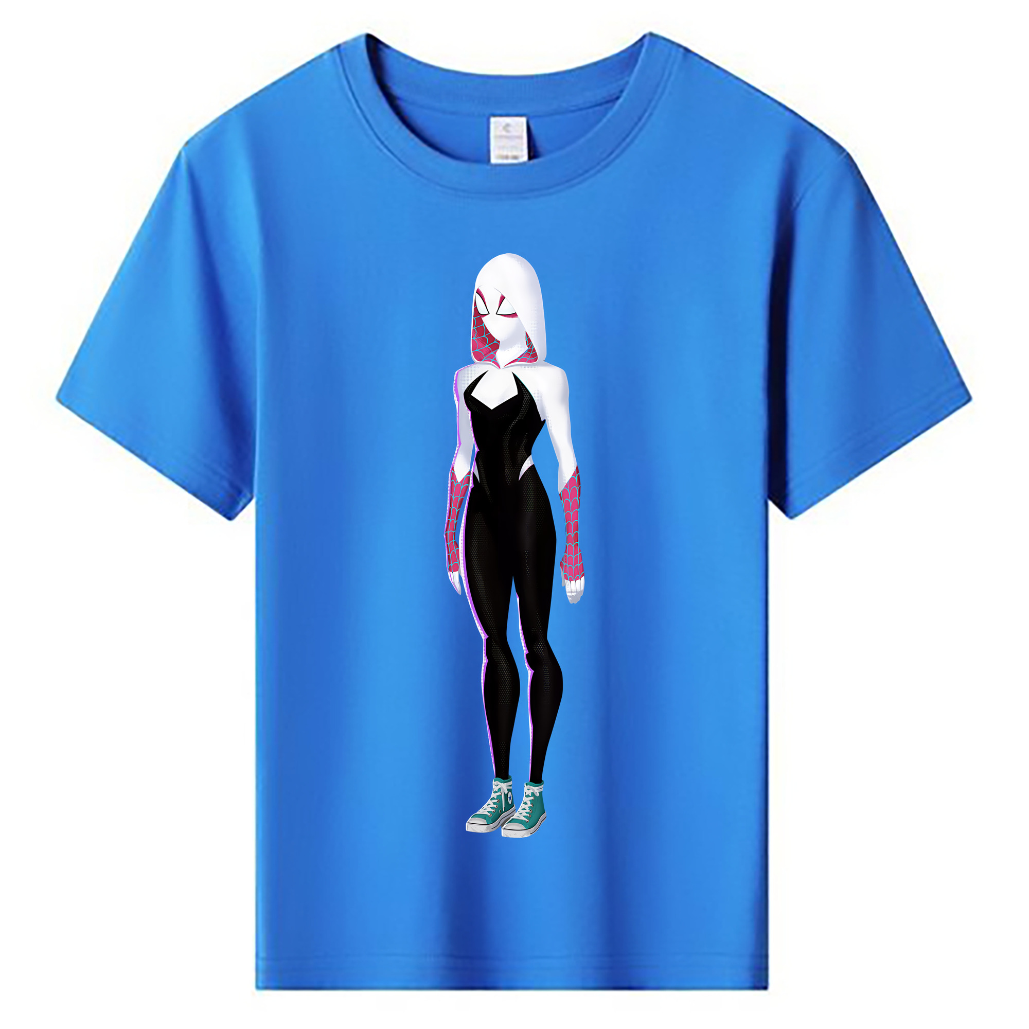 （画像用） Spider Man スパイダーマン 綿100％キッズTシャツ（フロントプリント）